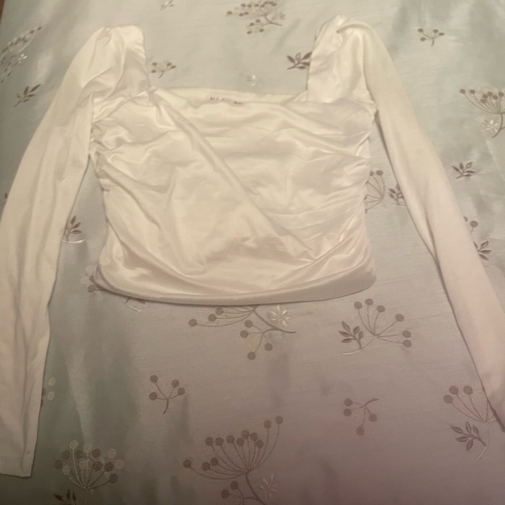 All the ways Sofia square neck ruched top